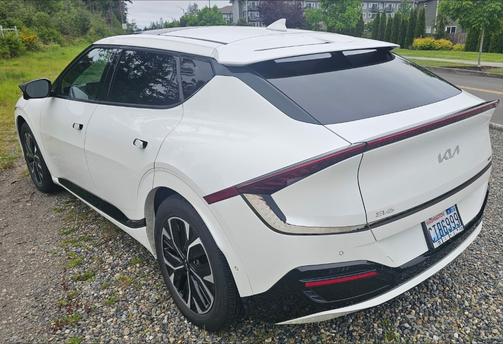 White 2022 Kia EV6 GT-Line