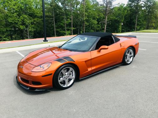 Orange 2008 Chevrolet Corvette Base