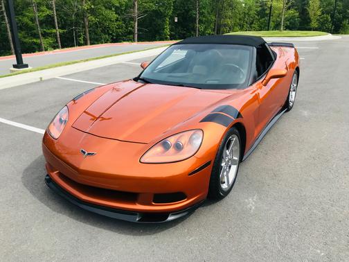 Orange 2008 Chevrolet Corvette Base