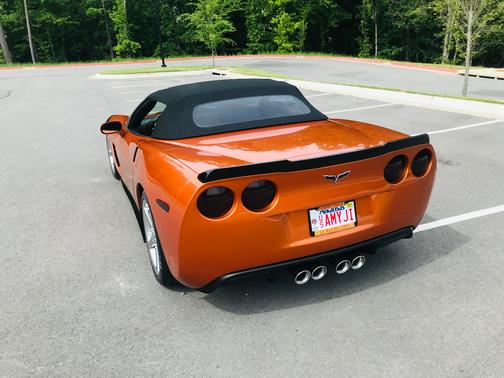 Orange 2008 Chevrolet Corvette Base