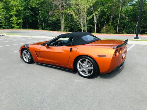 Orange 2008 Chevrolet Corvette Base