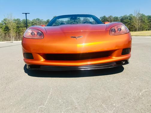 Orange 2008 Chevrolet Corvette Base