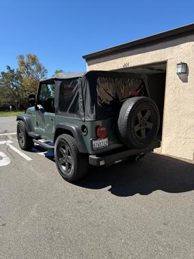 Green 1999 Jeep Wrangler SE