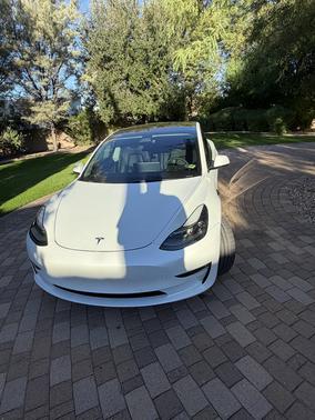 White 2022 Tesla Model 3 Performance