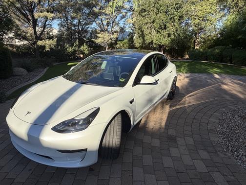 White 2022 Tesla Model 3 Performance