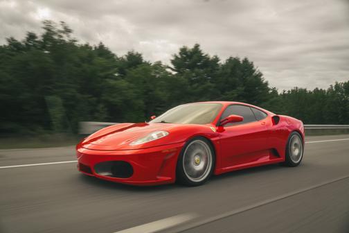 Red 2008 Ferrari F430 Berlinetta