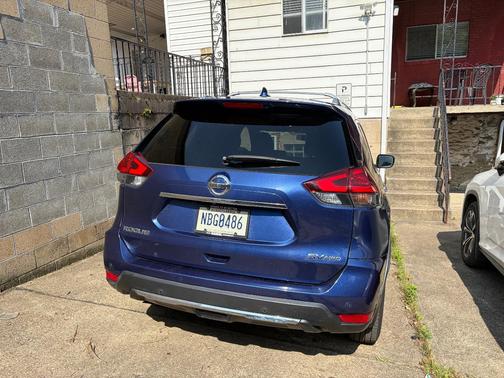 Blue 2020 Nissan Rogue SV