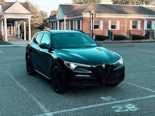 Black 2019 Alfa Romeo Stelvio Ti Sport