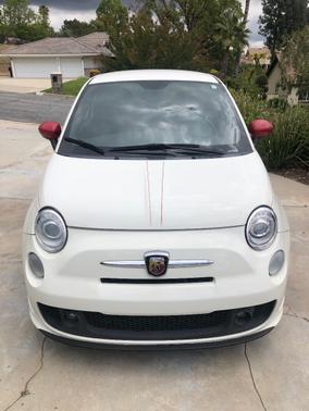 White 2013 FIAT 500 Abarth