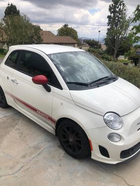White 2013 FIAT 500 Abarth