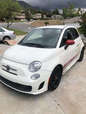 White 2013 FIAT 500 Abarth