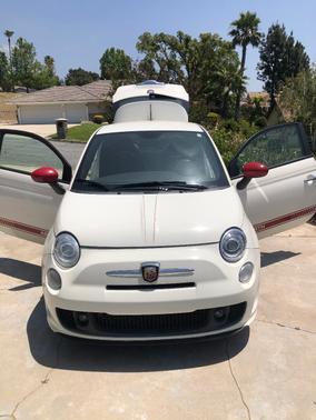 White 2013 FIAT 500 Abarth