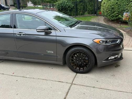 Silver 2017 Ford Fusion Energi Titanium