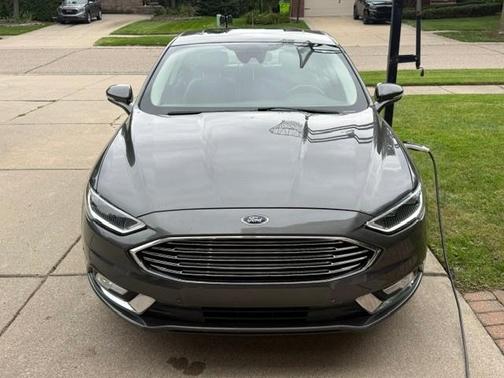 Silver 2017 Ford Fusion Energi Titanium
