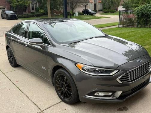 Silver 2017 Ford Fusion Energi Titanium