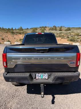 Blue 2018 Ford F-150 Platinum
