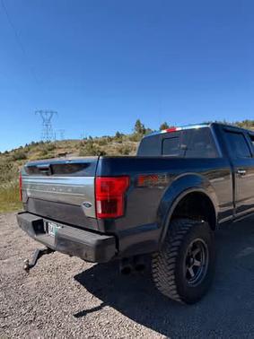 Blue 2018 Ford F-150 Platinum
