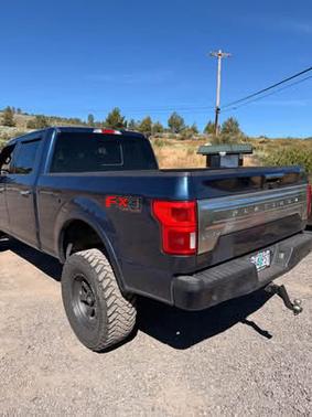 Blue 2018 Ford F-150 Platinum