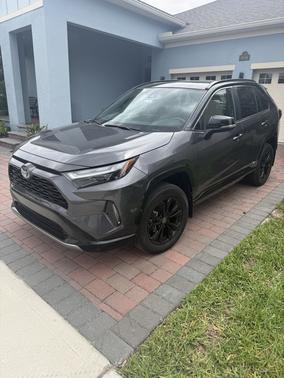 Gray 2024 Toyota RAV4 Hybrid XSE