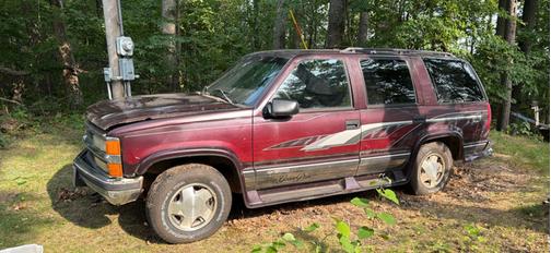 Red 1997 Chevrolet Tahoe LS
