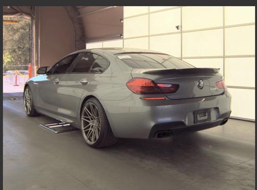 Gray 2015 BMW 650 Gran Coupe i