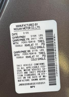2005 INFINITI FX35 Base