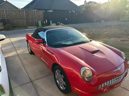 Red 2003 Ford Thunderbird Premium