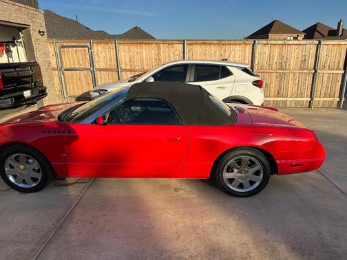 Red 2003 Ford Thunderbird Premium
