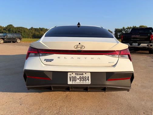 White 2024 Hyundai ELANTRA HEV Blue