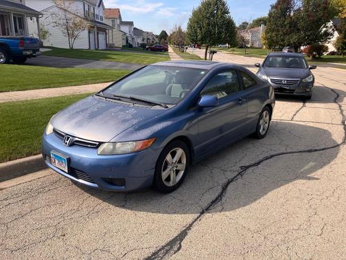 Blue 2007 Honda Civic EX