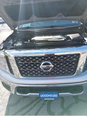 Silver 2017 Nissan Titan SV