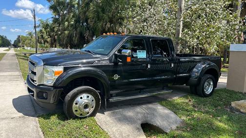 Black 2015 Ford F-450 Platinum