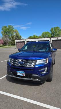 Blue 2016 Ford Explorer Limited