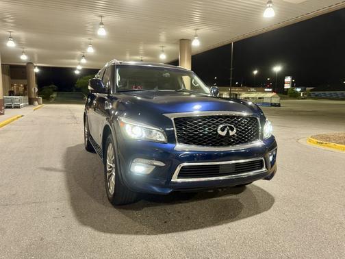 Blue 2017 INFINITI QX80 Base