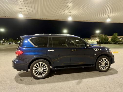 Blue 2017 INFINITI QX80 Base
