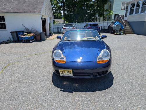 Blue 2001 Porsche Boxster Boxster S