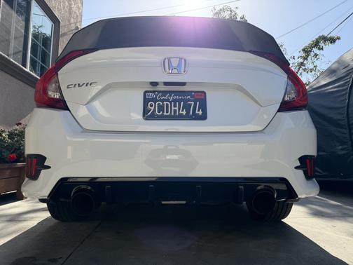White 2020 Honda Civic EX