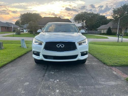 White 2019 INFINITI QX60 Pure