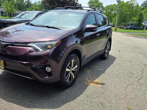 Purple 2018 Toyota RAV4 XLE