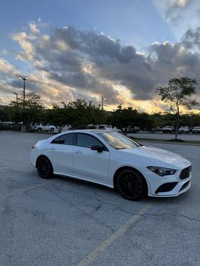 White 2021 Mercedes-Benz AMG CLA 35 4MATIC