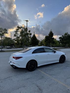White 2021 Mercedes-Benz AMG CLA 35 4MATIC