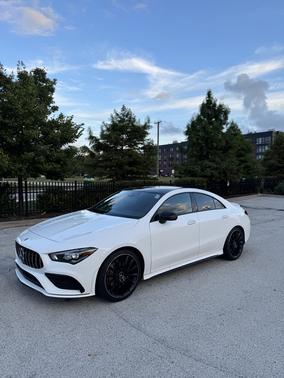 White 2021 Mercedes-Benz AMG CLA 35 4MATIC