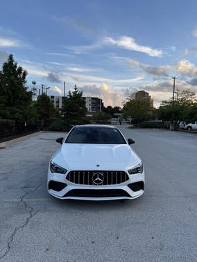 White 2021 Mercedes-Benz AMG CLA 35 4MATIC