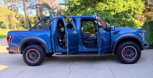 Blue 2019 Ford F-150 Raptor