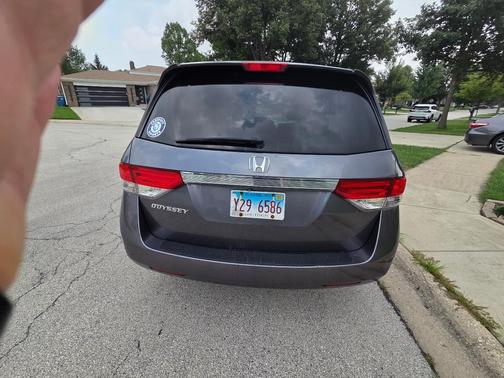 Gray 2014 Honda Odyssey EX-L