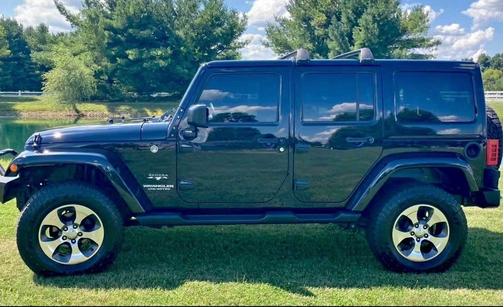 Black 2017 Jeep Wrangler Unlimited Sahara