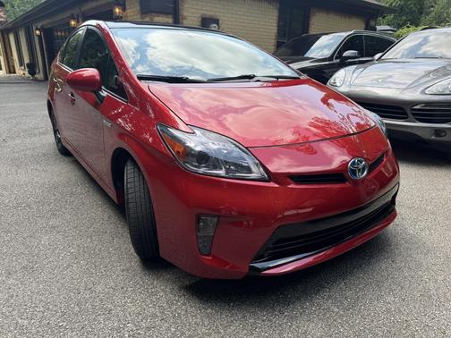 Red 2015 Toyota Prius Four