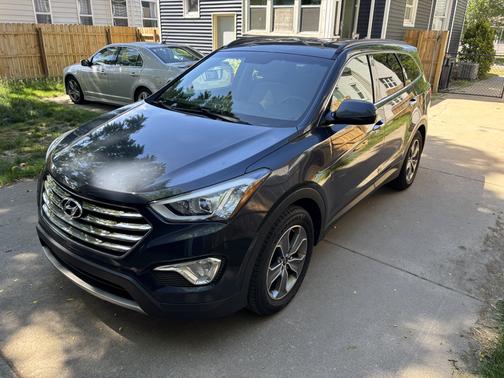 Blue 2016 Hyundai SANTA FE SE
