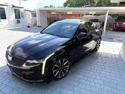 Black 2023 Cadillac CT4-V Blackwing