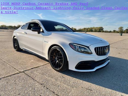 White 2020 Mercedes-Benz AMG C 63 S